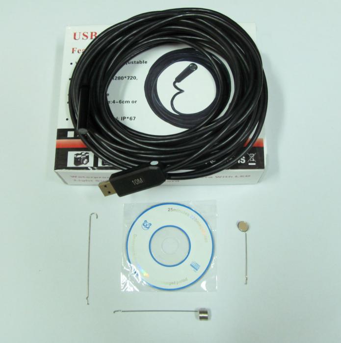 USB эндоскоп AQS-8.5mm-10m
